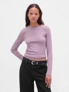 GAP Футболка с длинными рукавами розового цвета