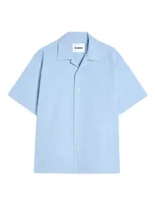 Рубашка с короткими рукавами Jil Sander, синий