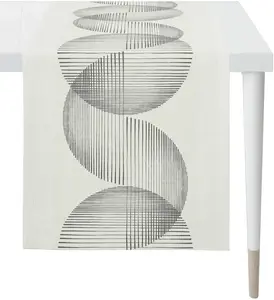 APELT дорожка для стола "5702 AUTUMN TIME, осеннее украшение, осень ", (1 шт.), жаккардовая ткань 48х140 см, лиловый