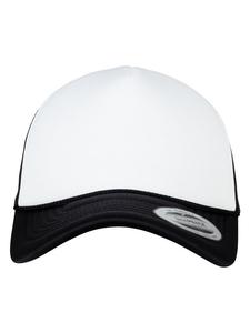 Бейсболка Flexfit Trucker, цвет blk/wht/blk