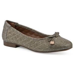 Балетки Bocah для женщин на круглом носке White Mountain, Gold Glitter Fabric