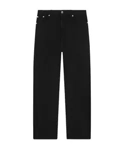 Черные джинсы свободного кроя, произведенные в Италии. Dondup, черный