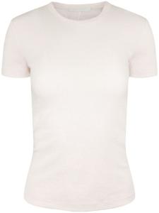 Топ Shrunken в рубчик Helmut Lang, бежевый