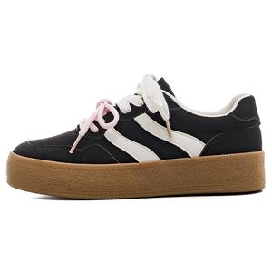 HUANQIU Противоскользящие амортизирующие низкие кроссовки, женские, черные