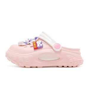 Нескользящие, износостойкие, упругие, дышащие, легкие детские сандалии для детей BOBDOG, розовый/белый