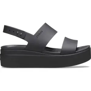 Brooklyn LoWedge Crocs Женские танкетки, чёрный