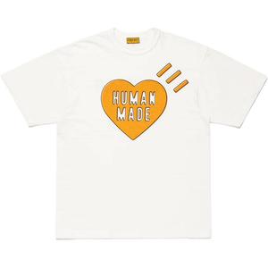 Футболка Cotton с логотипом Heart HUMAN MADE, белый