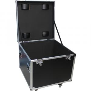 Прочный кейс ProX для хозяйственных нужд с 4-дюймовыми колесами (черный)