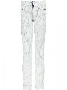 Вощеные джинсы MM6 Maison Margiela, белый