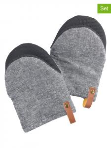 Wenko Комплект из 2 прихваток для духовки "Ада" серого цвета - (Д)19 x (Ш)14 см