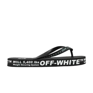Кроссовки Off-White Industrial Flip Flops 'Weight Securing System - Black', черный