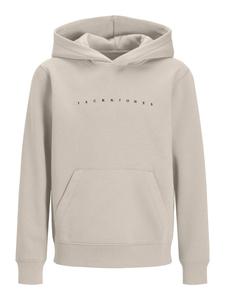 JACK & JONES Junior Толстовка с капюшоном JJESTAR JJ SWEAT HOOD JNR в цвете «лунный луч»