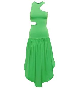 Асимметричное платье миди с вырезом Stella McCartney