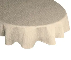 Скатерть Адам "Маленький попугай", экологически чистая Adam 120х120 см, светло-коричневый