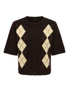 ONLY Кардиган 'ONLarzi' вязаный, коричневый