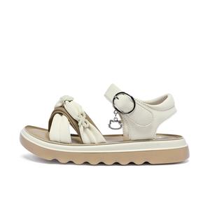 Детские сандалии с противоскользящей подошвой, дышащие, с легкой амортизацией BIG WASP, бежевый