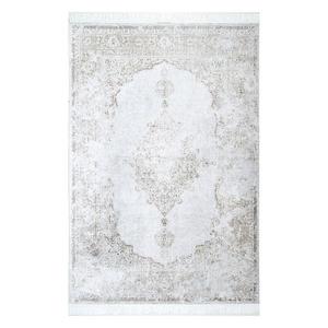 Винтажный медальонный ковер с бахромой в стиле Кантрелл Nuloom, 153x244 см