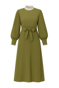 Платье MODAMIHRAM, оливковый
