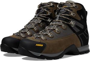 Мужские трекинговые ботинки ASOLO FUGITIVE GTX с водоотталкивающей и дышащей замшево-нейлоновой верхней частью, низкой посадкой на щиколотке, резиновый носок, Truffle/Stone