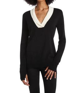 Свитер Redstone черного цвета с оттенком слоновой кости Capsule 121