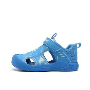 Детские сандалии с противоскользящей подошвой, устойчивые к истиранию и ударам SNOOPY, синий/белый