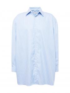 Комфортная рубашка на пуговицах TOPMAN, светло-синий