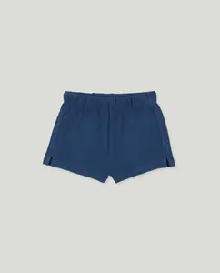 Однотонные шорты-бермуды из махровой ткани для младенцев Baby El Corte Inglés, индиго
