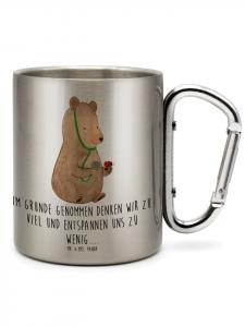 Термокружка Silver Bear Doctor с надписью Mr. & Mrs. Panda