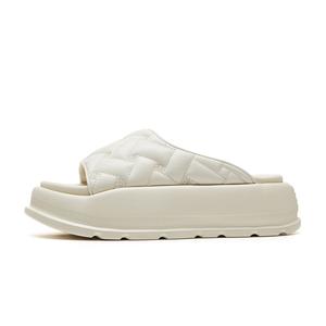 Женские тапочки-шлепанцы Белый/Черный/Золотой BOREE, Роскошное золото