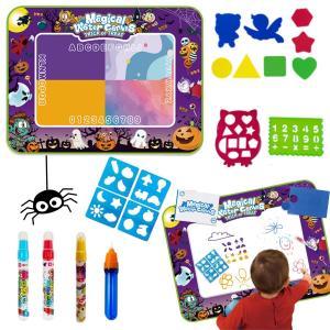 Многофункциональный водный коврик для Хэллоуина с маркерами и шаблонами Inna marka