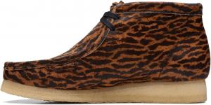 Женские замшевые лоферы Clarks Wallabee с бахромой и шнуровкой, Tortoiseshell