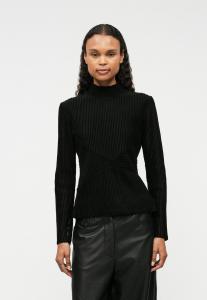 Джемпер KARL LAGERFELD ELEGANT FLOCK MOCK NECK, Black