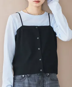 Вязаная майка из смеси шерсти «Субари» Coen, цвет Black