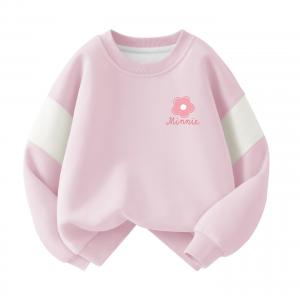 Детский свитшот с круглым вырезом Moderate Disney, di f small flower k cherry blossom розовый