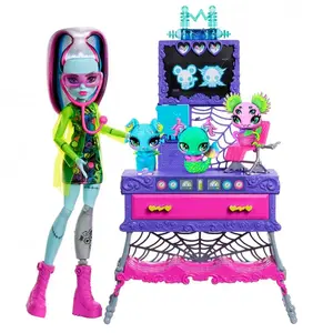 Детская кукла Monster High Frankie Stein-Make A Monster Pet doll, мультиколор