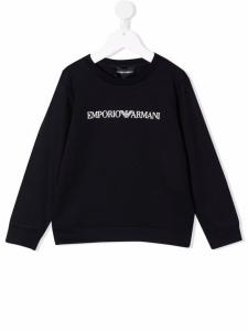 Emporio Armani толстовка с логотипом, синий