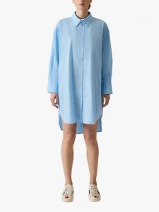 Свободная рубашка из хлопковой смеси James Lakeland, Pale Blue