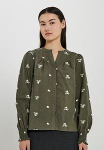 Блуза MILUNA EMBROIDERY NORR, оливковый