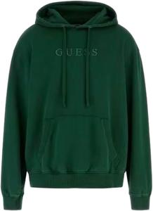 Толстовка GUESS Finch Terry Guess Washed, Dark Jade Multi