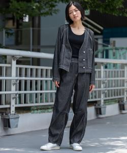 Узкая джинсовая куртка из хлопка с лиоцеллом