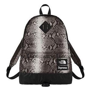 Сумка x the north face snakeskin lightweight day backpack 'grey white' Supreme, серый