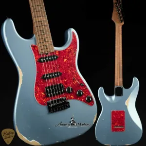 2024 - Suhr Eddie's Guitars Exclusive Classic S Antique Roasted - Ледяной синий металлик