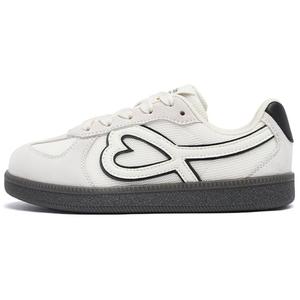 AGSDON Женские низкие скейтерские кеды бежевые, цвет Beige