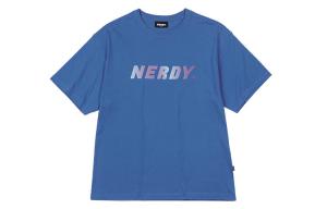 Футболки унисекс с круглым вырезом, средней ценовой категории, другие Nerdy, синий