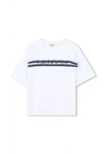 Футболка с принтом Lanvin, Blanc Bleu