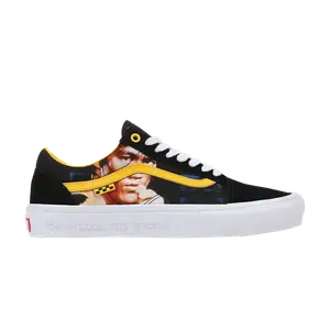 Кеды Vans Bruce Lee x Skate Old Skool 'Black Yellow', черный