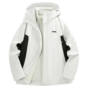 Ветровка мужская Jeep, светло-зеленый/черный