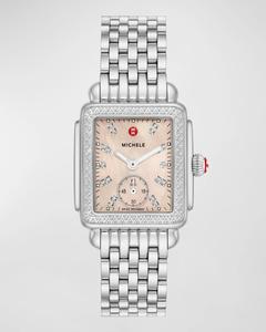 Часы Deco Mid Diamond, абрикос MICHELE, цвет Apricot