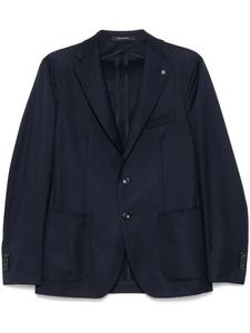 Tagliatore пиджак с брошью, синий