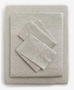 Комплект постельного белья из 4 предметов, трикотажная ткань, хлопковая смесь, размер полуторный Arch Studio, Silver